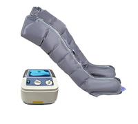 Full Leg Air Compression Massager with Pressotherapy & Lymphatic Drainage - Professional Recovery Boots for Athletes, Lipedema Legs Treatment, and Blood Circulation Enhancement (2 Legs L)