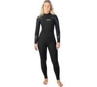 Full-Length Long Sleeve Bodysuit Women GUL Response GBS 3/2 Back-Zip Noir 36