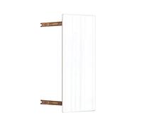 Full-Length Rotating Telescopic Mirror with Built-in Invisible Sliding Cabinet - Integrated Fitting Mirror for Closet 110x40cm Elegant Blanc Finish