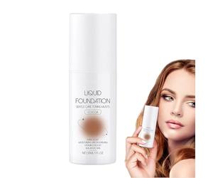 Full Lid Liquid Make-Up - Matte Finish Foundation Base, Oil Control Face Nourishing | Moisture-Permeable Wearing Coverage, Moisturising Lightweight Fun