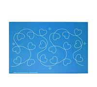 Full Line Stencil I Love It - Edge to Edge Nylon Mesh Stencil, Continuous Line Template for Hand Quilting, Free Motion Quilting, Domestic Machine Quilting, Long-Arm Quilting