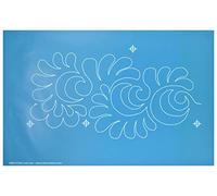 Full Line Stencil - Interlocking EL Dorado - Edge to Edge Stencil, Continuous Line Template for Free Motion Quilting, Domestic Machine Quilting, Hand Quilting, Long-Arm Quilting (50003)