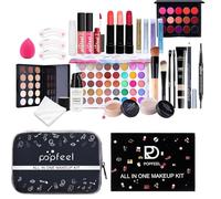Full Makeup Kit - 27pcs/set Travel Make-Up Palette | Professional Makeup Bundle Makeup Kits | Cosmetic Set | Full Kit Makeup Sets Travel Portable Makeup Kit for Women