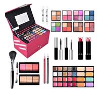Full Makeup Kit,Makeup Kit - Full Start Cosmetics Set for Beginners and Professionals, Includes Cosmetics and Tools