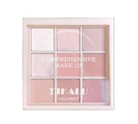 Full Matte Eye Shadows Palette For Women, Long Lasting White Pink Eye Shadow Make-Up Palettes Waterproof Highly Pigmented Blendable Warm Nude Eye Shadow Palette