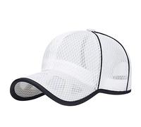 Full Mesh Breathable Baseball Cap Unisex Adjustable Quick Dry Sports Headwear for Summer Outdoor Running Fishing Hiking Daily Casual Use Fits Most Men Women Lightweight Soft Fabric Classic Plain