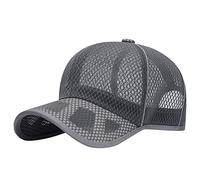 Full Mesh Breathable Baseball Cap Unisex Adjustable Quick Dry Sports Headwear for Summer Outdoor Running Fishing Hiking Daily Casual Use Fits Most Men Women Lightweight Soft Fabric Classic Plain