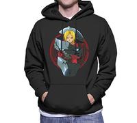 Full Metal Alchemist Edward Alphonse Fusion Men's Hooded Sweatshirt Black