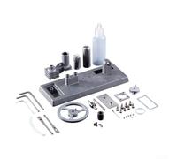 Full Metal DIY Steam Engine Model Kit with Power Generation LED Light Science Experiment Educational Toy Aluminium Alloy and Stainless Steel Construction for Hands-On Learning