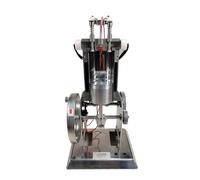Full Metal Engine Model Kit, J31008 Single-Cylinder 4-Stroke Gasoline Internal Combustion Engine Teaching Model Experimental Instrument STEM Model, Collection Display Science Kits for Adults