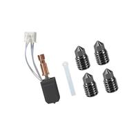 Full Metal Hotend Assembly for Fast 3D Printing Includes 4 Long Lasting Steel Nozzles Plug and Play Hotend Assembly