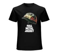 Full Metal Jacket T-Shirt Retro 1980s Vietnam Movie tee Black