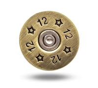 Full Metal Markers 12 Gauge Magnetic Metal Golf Ball Marker with Hat Clip for Men and Women - Unique Marker for Putting Green - Golf Accessories - 1 Ball Marker + 1 Hat Clip