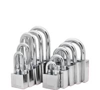 Full Metal Padlock Lock Small Locks Door Locks Stainless Steel Padlock 30mm 40mm 50MM 60MM 70MM Drawer Cabinet Lock 1Pcs(60MM 4Keys)