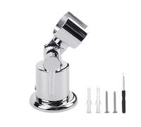 Full Metal Shower Head Holder, 180 Degree Shower Head Holders, Adjustable Shower Holder for Shower Head, Shower Head Holder for Shower, Hand Shower Holder with Screw