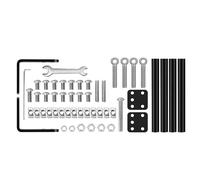 Full Metal Supporting Rod Kit for Ender3/ Ender3S CR10 /10S Upgraded Pull Kit 3D Printer Accessories Stability Aluminum Alloy Tie Metal Fixing Blocks