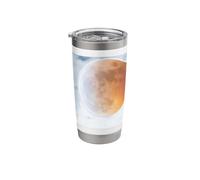 Full Moon Blooms on Cherry Blossom Stainless Steel Insulated Tumbler