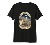 Full Moon Count Horseshoe Crab Beach Survey Premium T-Shirt