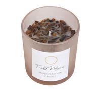 Full Moon Eucalyptus Manifestation Candle With Tiger's Eye