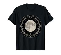 Full Moon Phases Celestial Night Lunar Cycle Astronomy T-Shirt