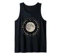 Full Moon Phases Celestial Night Lunar Cycle Astronomy Tank Top
