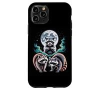 Full Moon Raccoon Trio Night Forest Wildlife Case for iPhone 11 Pro