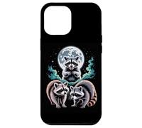 Full Moon Raccoon Trio Night Forest Wildlife Case for iPhone 12 Pro Max