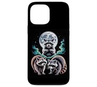 Full Moon Raccoon Trio Night Forest Wildlife Case for iPhone 13 Pro Max