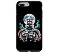 Full Moon Raccoon Trio Night Forest Wildlife Case for iPhone 7 Plus/8 Plus
