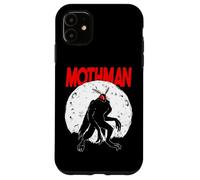 Full Moon Red Eyed Mothman Cryptid Cryptozoology FolkLore Case for iPhone 11