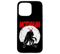 Full Moon Red Eyed Mothman Cryptid Cryptozoology FolkLore Case for iPhone 15 Pro Max