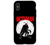 Full Moon Red Eyed Mothman Cryptid Cryptozoology FolkLore Case for iPhone X/XS