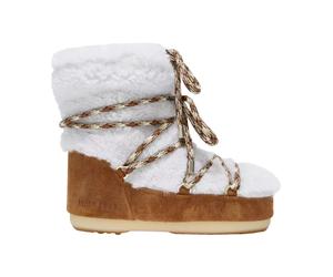 Full Moon Shearling Boots - female - Moon Boot - Winter Boots - Brown - 2 UK - Shoes 2 UK