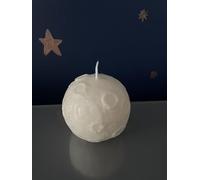 Full Moon Soy Wax fragranced Candle 3D Sphere Planet World (Vanilla)