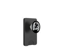Full Moon Werewolf Playing Saxophone PopSockets PopWallet for MagSafe