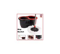 (FULL MOP SET N 2 HEADS) DIVCHI Spin Mop And Bucket Set Floor Cleaning