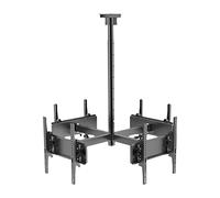 Full Motion Ceiling TV Mount for 32-50" Flat & Curved TVs, Heavy-Duty 4-Way Adjustable Bracket for Optimal Viewing Angle, Perfect for Home Theater & Entertainment Systems
