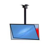 Full Motion Ceiling TV Mount for 43-80 Inch TVs, Adjustable Height, Universal Support Bracket, Space-Saving Design, Easy Installation, Ideal for Home Theater