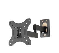 Full Motion Corner TV Mount for 1032" TVs Adjustable Swivel & Tilt Bracket Universal100x100mm Monitor Holder SpaceSaving Wall Stand for Optimal Viewing