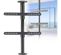 Full Motion TV Mount, 360 Degree Rotation LCD Floor Stand, Swivel Partition Frame, Adjustable Bracket for 32-65 Inch TVs, Compatible with 595-850MM VESA