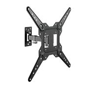 Full Motion TV Wall Bracket Mount Compatible with LG 27TQ615S-WZ 27TQ625S Smart LED Monitor, with Tilt Swivel Extension, Max VESA 400x400mm