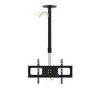 Full Motion TV Wall Mount Adjustable Ceiling Mount Bracket for 32"-70" TVs Swiveling and Tilting Telescopic Height Adjustment Strong Support for Home Theater