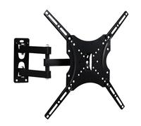 Full Motion TV Wall Mount Bracket for 26-55 Inch TVs Tilt & Swivel Adjustable Mounting for Flat Screen & Computer Monitors Heavy-Duty Stand for Optimal Viewing Experience