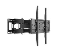 Full Motion TV Wall Mount Swivel & Tilt Bracket for 26-60" Flat/Curved TVs400x400mm Extending Arm Heavy Duty Easy Installation Maximize Viewing Experience