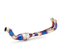 Full Motorcycle Exhaust Front Link Pipe For T-max T MAX 500 530 560 Tmax530 Tmax560 2016-2021 Exhaust Pipe Exhaust Muffler Muffler Exhaust(Color 2)
