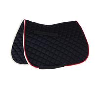(Full, Navy/Red/White) Roma Grand Prix All Purpose Saddle Pad