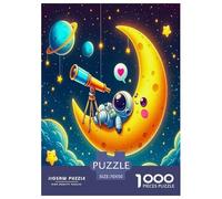 Full of fantasy Jigsaw Puzzles Puzzle for Adults Kids. 1000 Pieces Tech astronaut style Whimsical Challenge Toy Educational Games Home Decoration for Educational Games Gifts 70x50cm/1000pcs