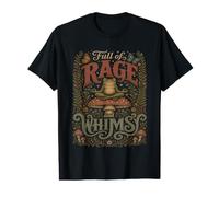 Full of Rage and Whimsy Frog Cute Cottagecore Fantasy Value Graphic T-Shirt