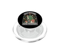 Full Of Rage And Whimsy Frog Mushroom Graphic PopSockets PopGrip for MagSafe