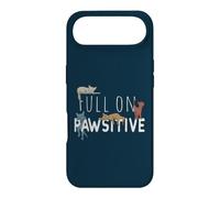 Full On Pawsitive! Chilling Cute Retro Cats Pun Case for iPhone Air